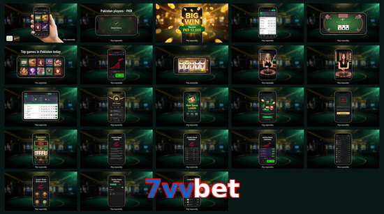Main screen of 7Vvbet bet page for PK players
