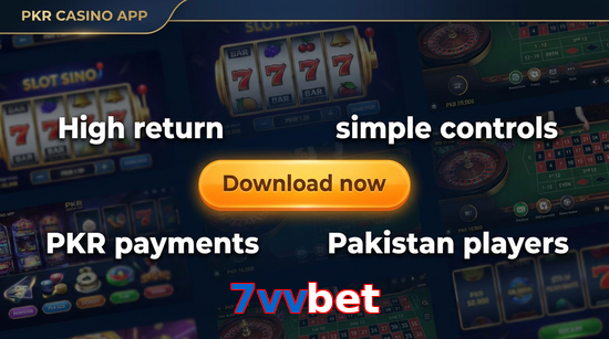 Main screen of 7Vvbet gamedownload page for PK players